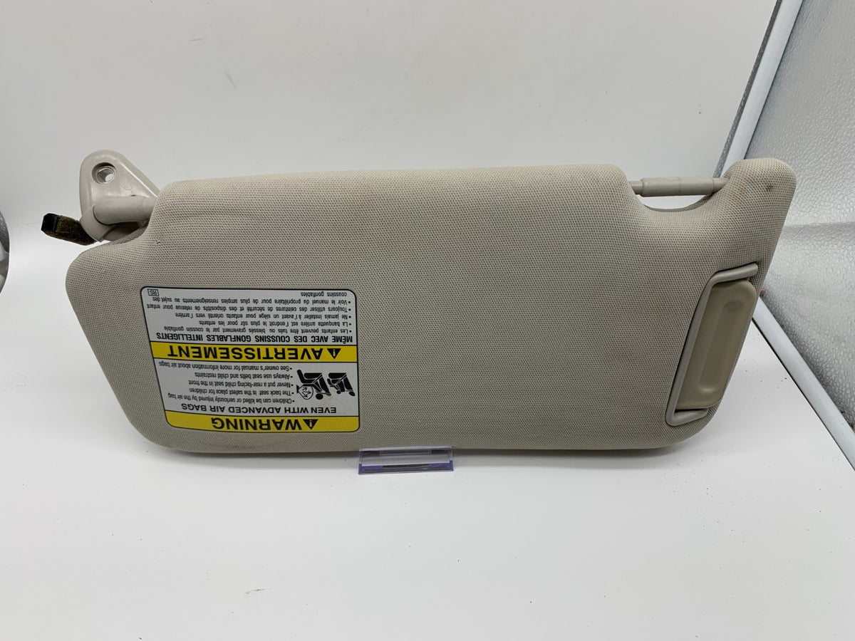 2010-2014 Subaru Legacy Passenger Sun Visor Gray Illuminated OEM A03B35004