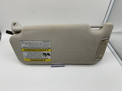 2010-2014 Subaru Legacy Passenger Sun Visor Gray Illuminated OEM A03B35004