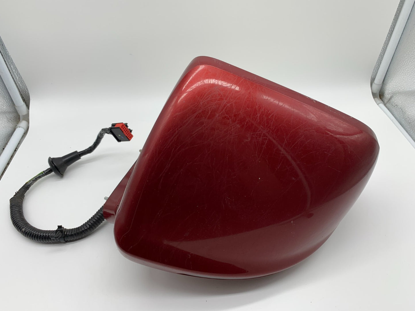 2010-2019 Lincoln MKT Driver Side View Power Door Mirror Red BSA OEM C03B01001