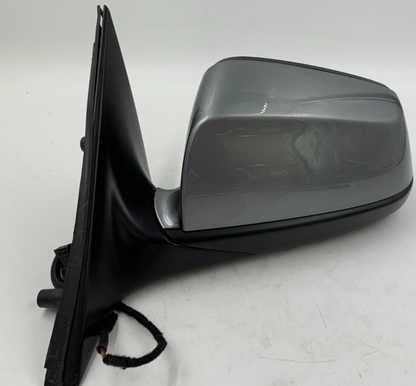 2012-2013 BMW 525i Driver Side View Power Door Mirror Gray OEM A01B35039