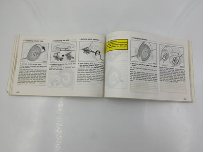 2002 Toyota Camry Solara Owners Manual OEM D01B46087