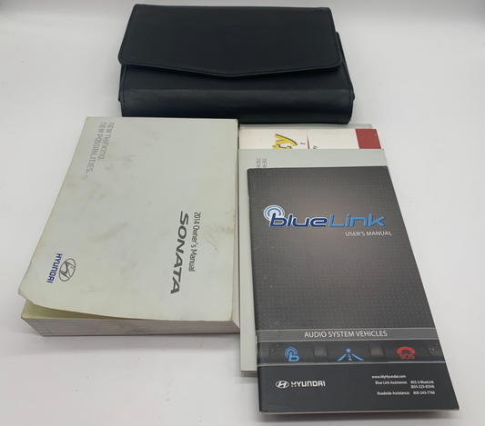 2014 Hyundai Sonata Owners Manual Includes Case OEM
