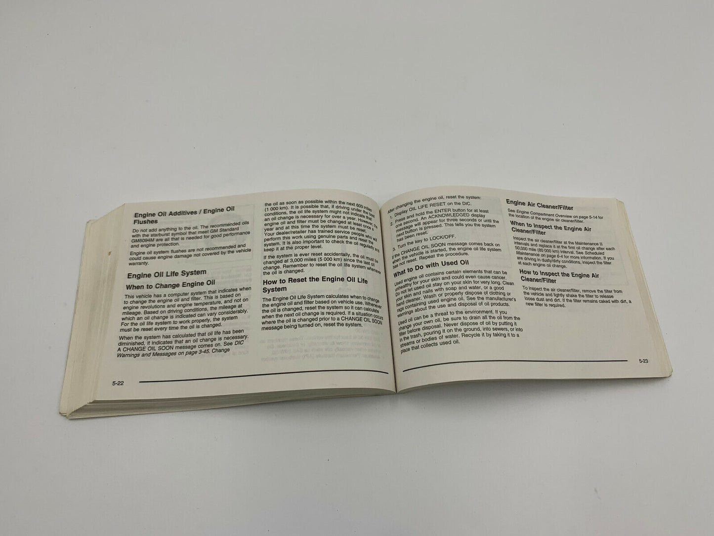 2009 Chevrolet Malibu Owners Manual OEM E01B69007