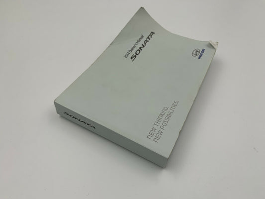 2014 Hyundai Sonata Owners Manual OEM B02B20054