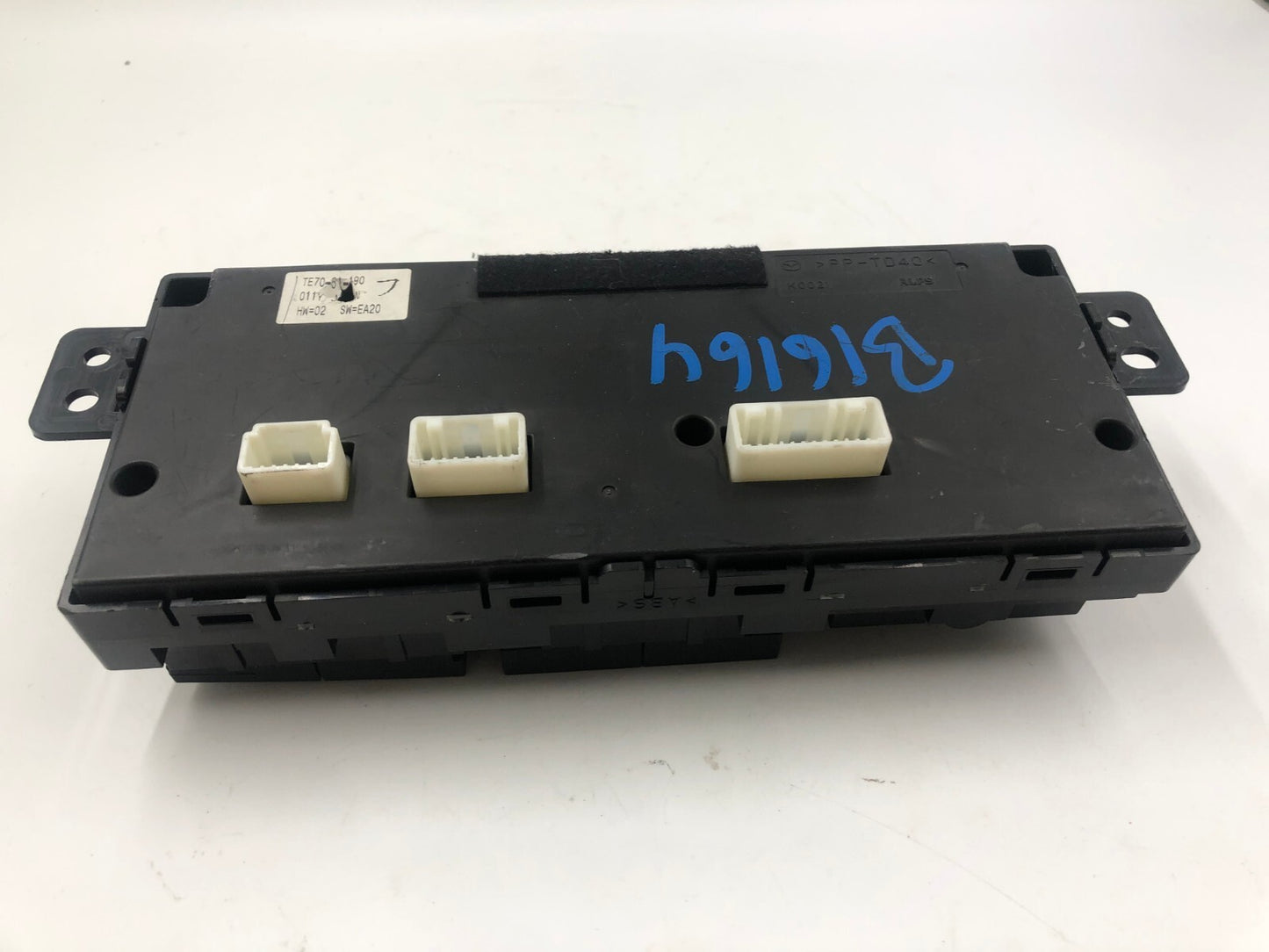 2010-2015 Mazda CX-9 AC Heater Climate Control Unit OEM E02B25008