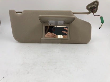 2008-2009 Mercury Sable Passenger Sun Visor Tan Illuminated OEM B02B29003