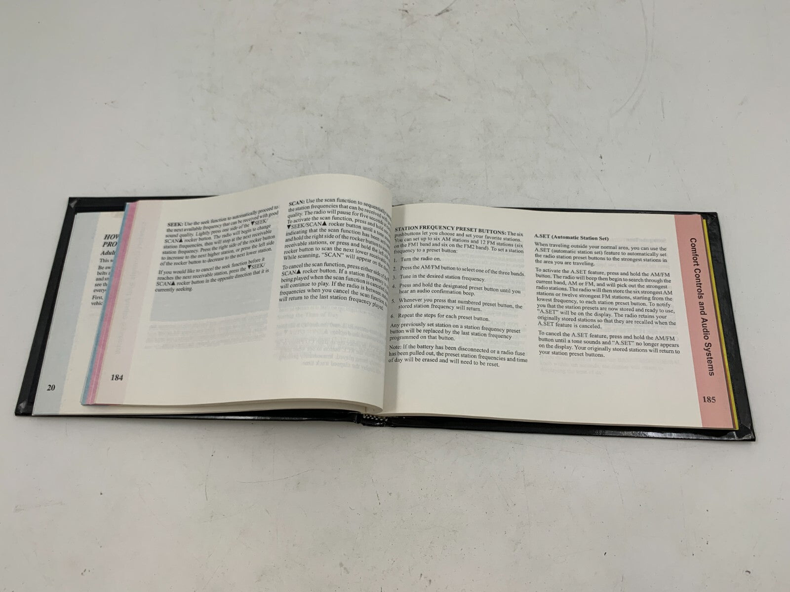 2001 Saturn S Series Owners Manual OEM D01B13007