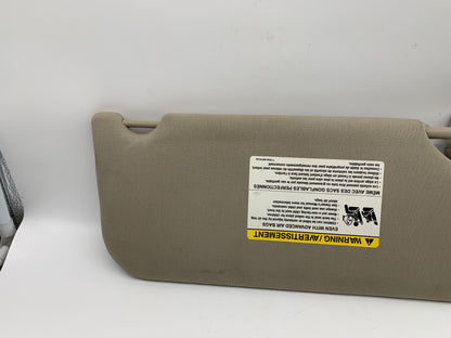 2010-2011 Ford Taurus Driver Side Sun Visor Sunvisor Gray Illuminated A02B54012