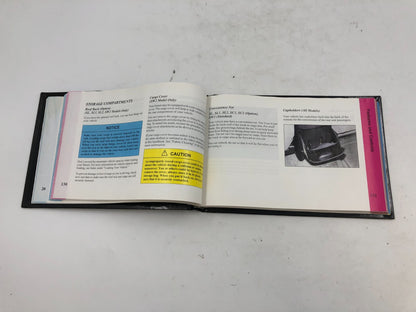 2001 Saturn S Series S-Series Owners Manual OEM B01B02006