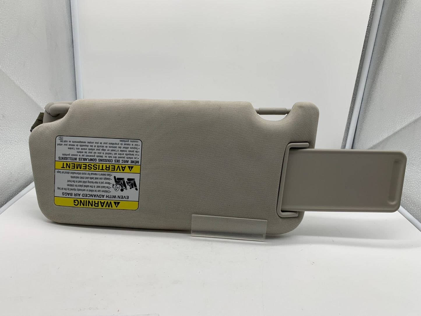 2010-2014 Subaru Legacy Passenger Sun Visor Illuminated OEM Gray
