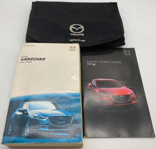 2018 Mazda 3 Owners Manual Set with Case OEM C03B22054