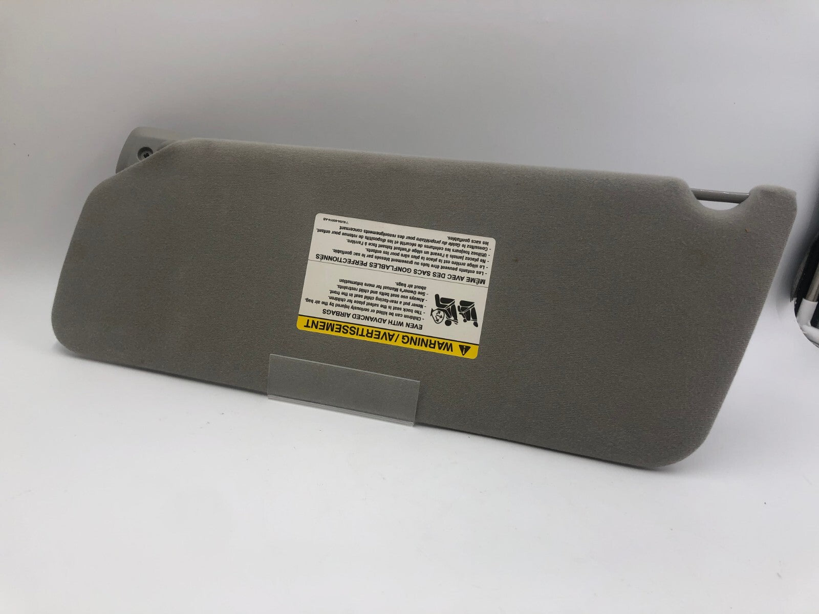 2004-2008 Ford F-150 Passenger Sun Visor Gray OEM E03B35028