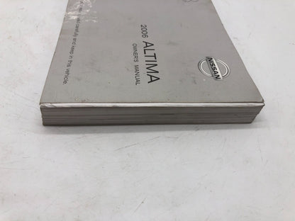 2006 Nissan Altima Owners Manual OEM R01B20006