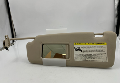 2009-2012 Audi A4 Driver Sun Visor Sunvisor Gray Illumination OEM C04B48016