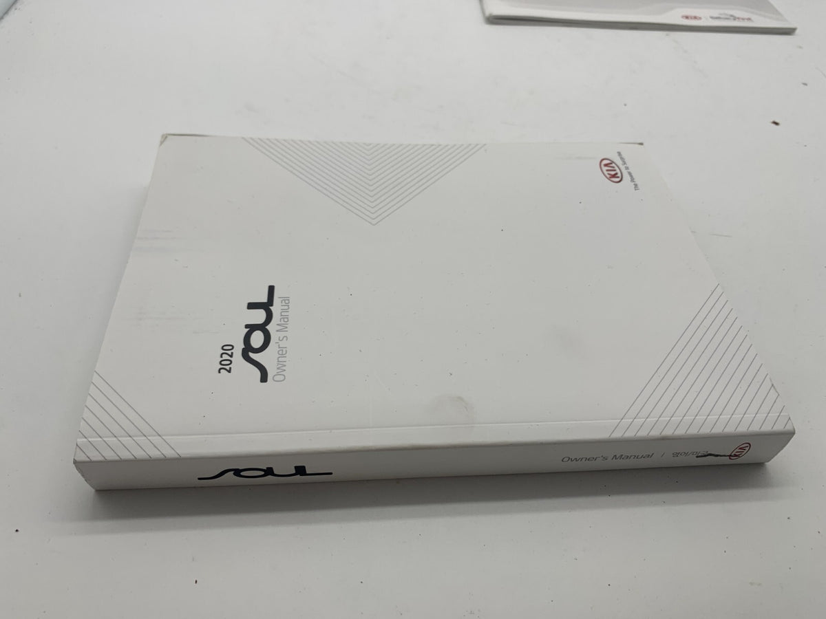 2020 Kia Soul Owners Manual Set OEM R01B23014