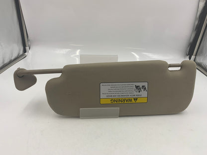 2011-2016 Kia Optima Passenger Sun Visor Tan OEM D02B33082