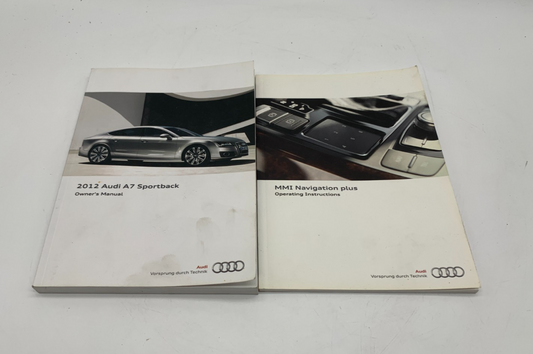 2012 Audi A7 Sportback Owners Manual Set OEM D03B64005