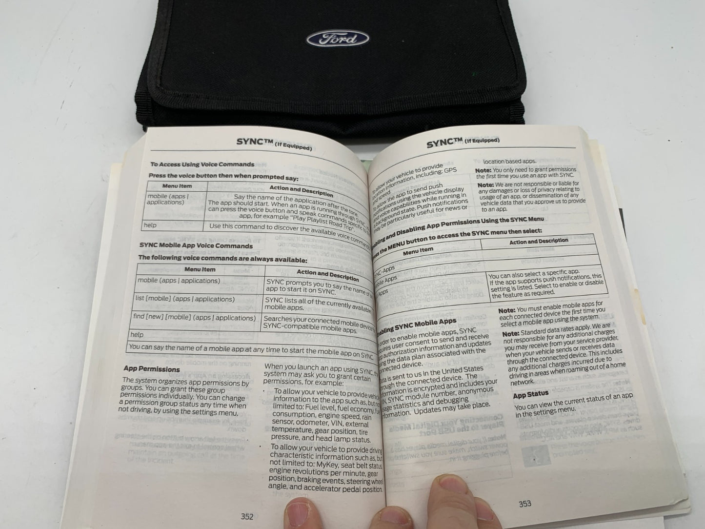 2019 Ford Escape Owners Manual Set with Case OEM C02B14053