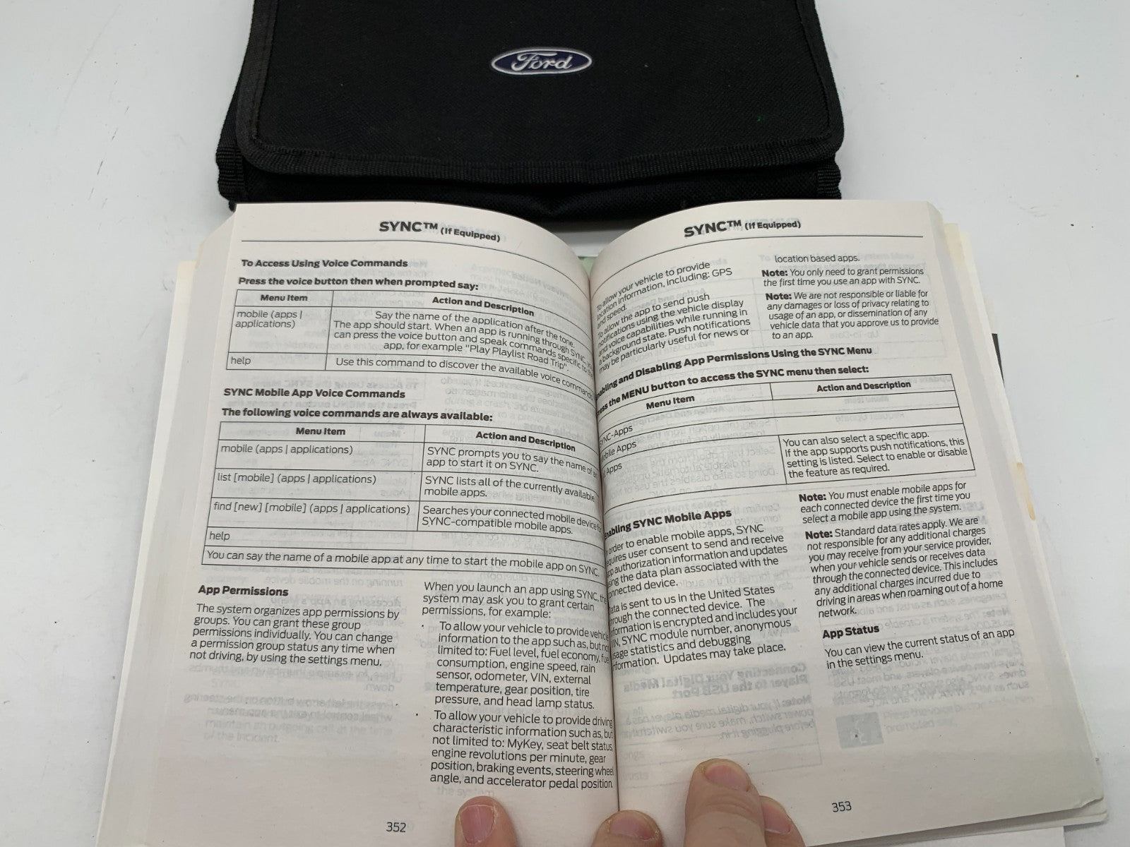 2019 Ford Escape Owners Manual Set with Case OEM C02B14053