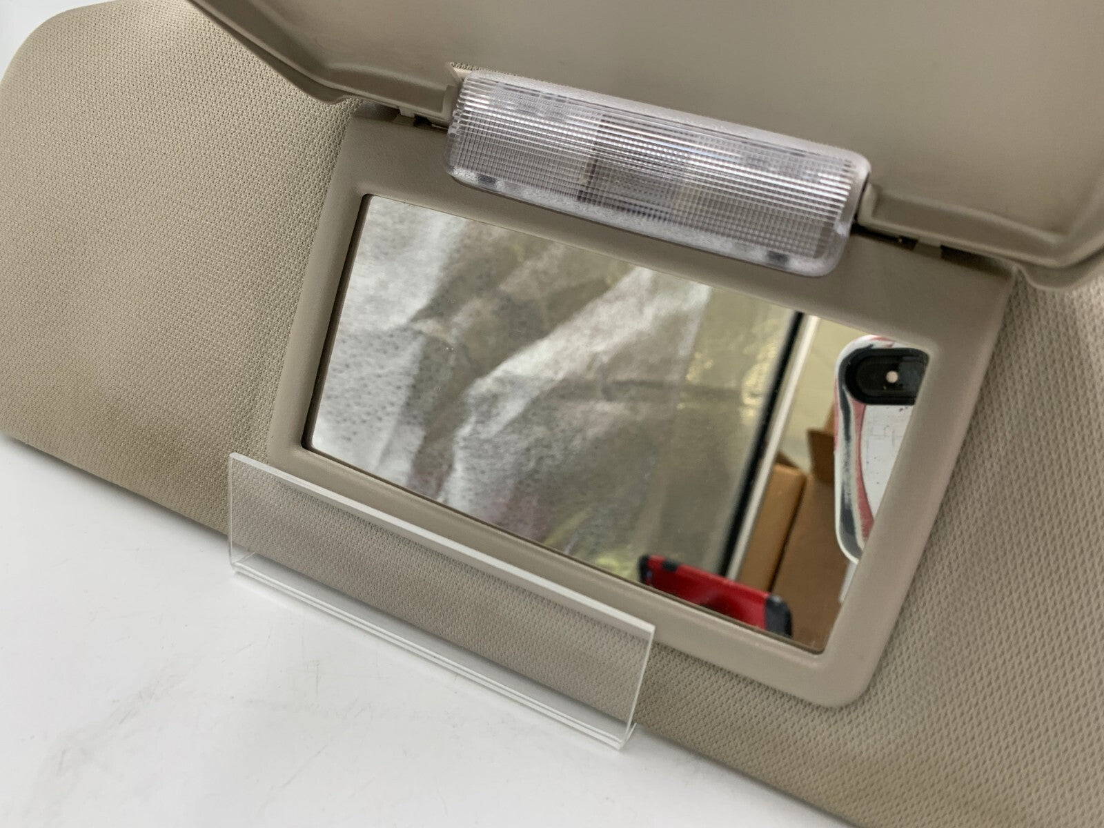 2010-2011 Ford Taurus Driver Sun Visor Sunvisor Gray Illuminated OEM E03B37057