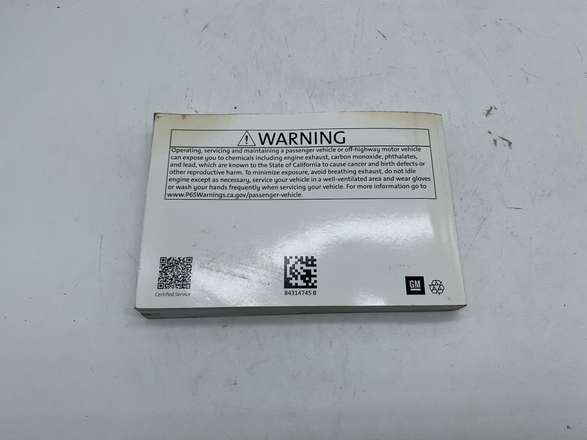 2020 Chevrolet Equinox Owners Manual OEM R01B33022