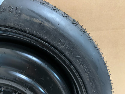 2005-2010 Honda Odyssey 17" Spare Tire Wheel Compact Donut T135/80D17 OEM
