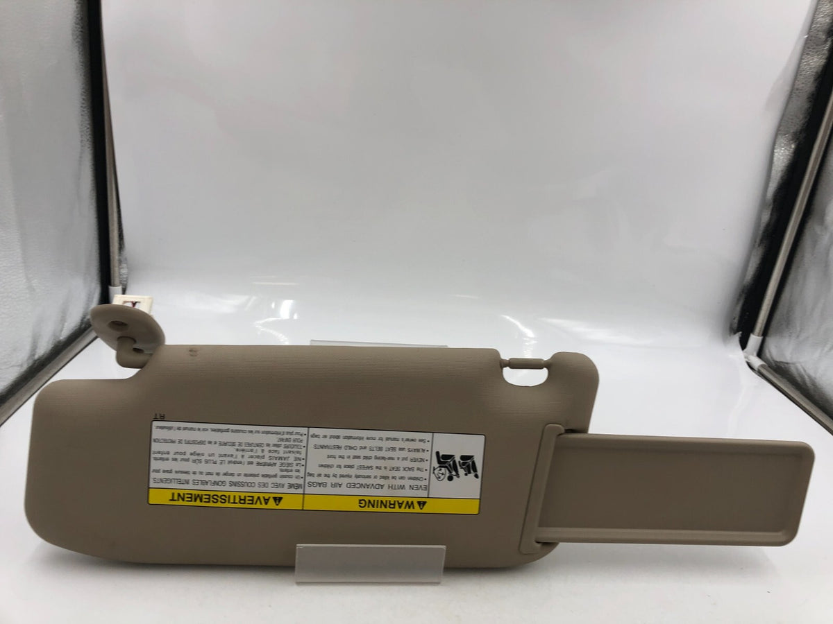 2010-2013 Suzuki Kizashi Passenger Sun Visor Sand Illuminated OEM A01B53045