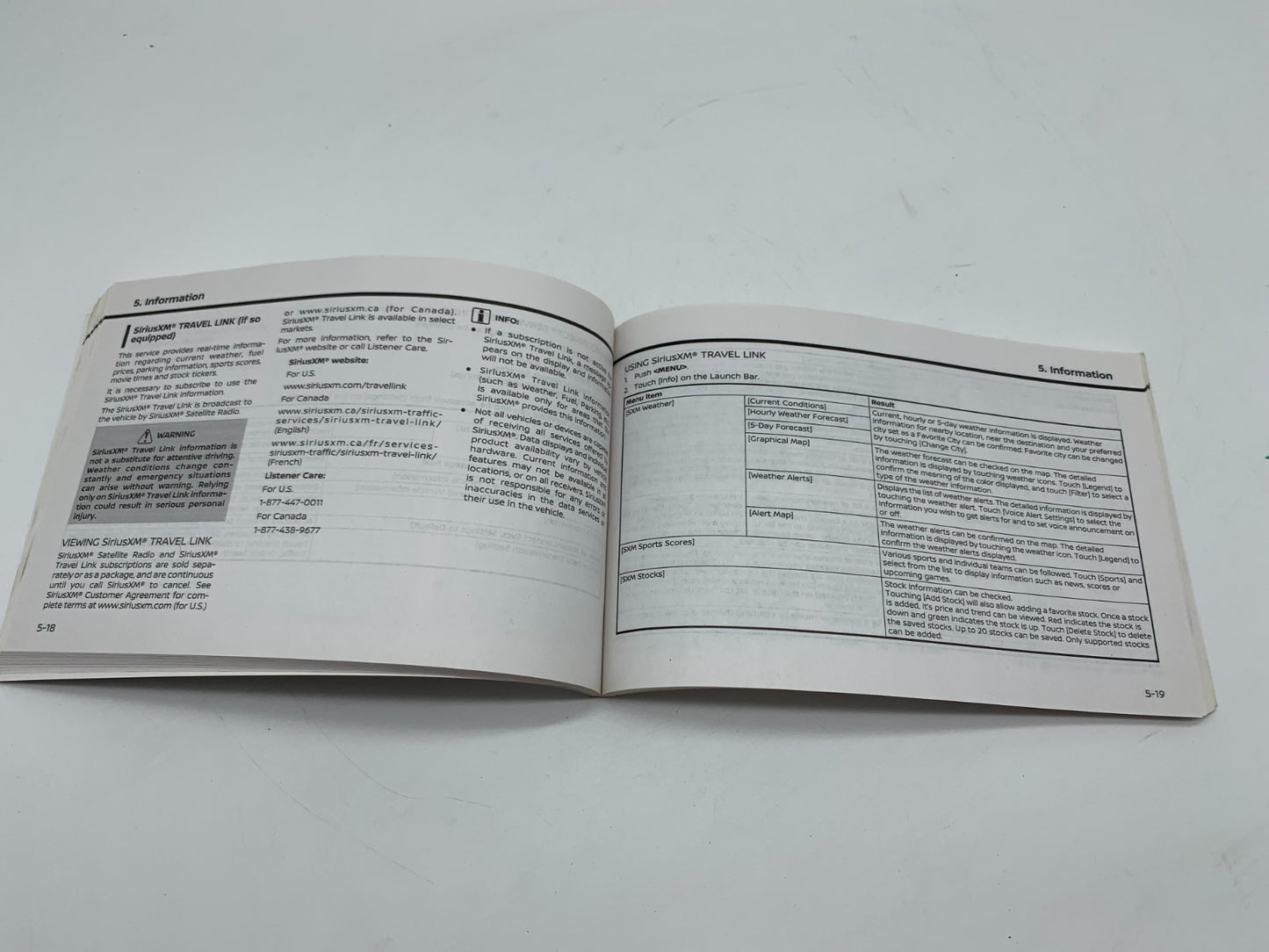 2019 Nissan Rogue Owners Manual Set OEM C03B08007