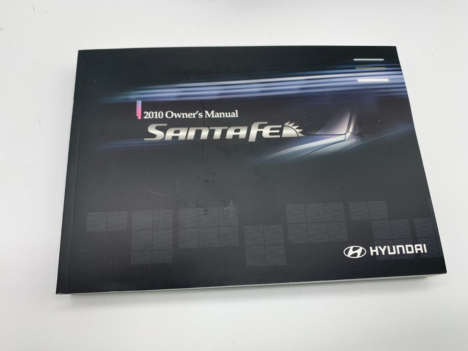 2010 Hyundai Santa FE Owners Manual Set with Case OEM B04B49013