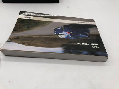 2015 Subaru WRX Owners Manual with Case OEM D01B20027