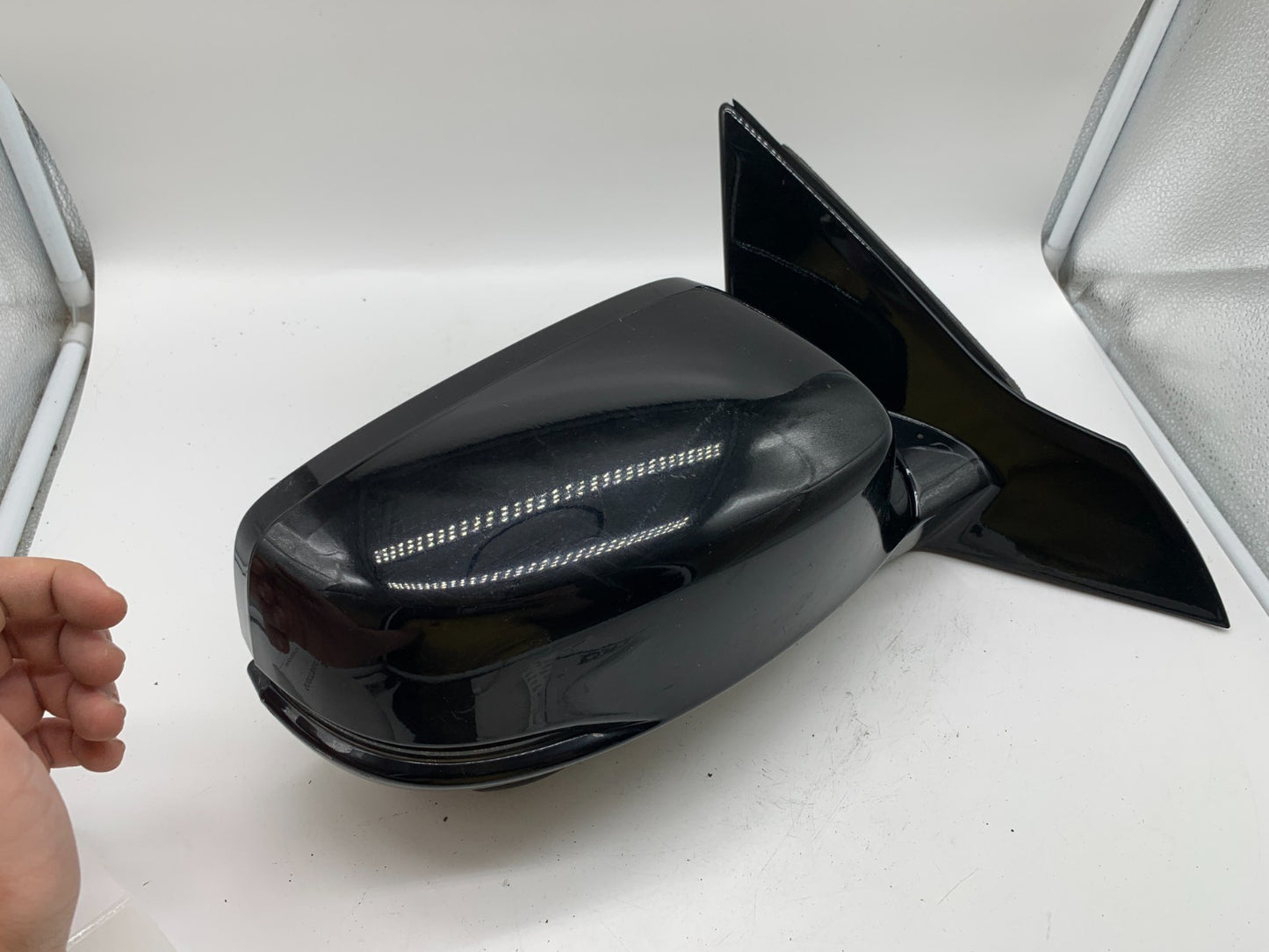 2013-2017 Honda Accord Sedan Passenger Side View Power Door Mirror Blk D02B22004