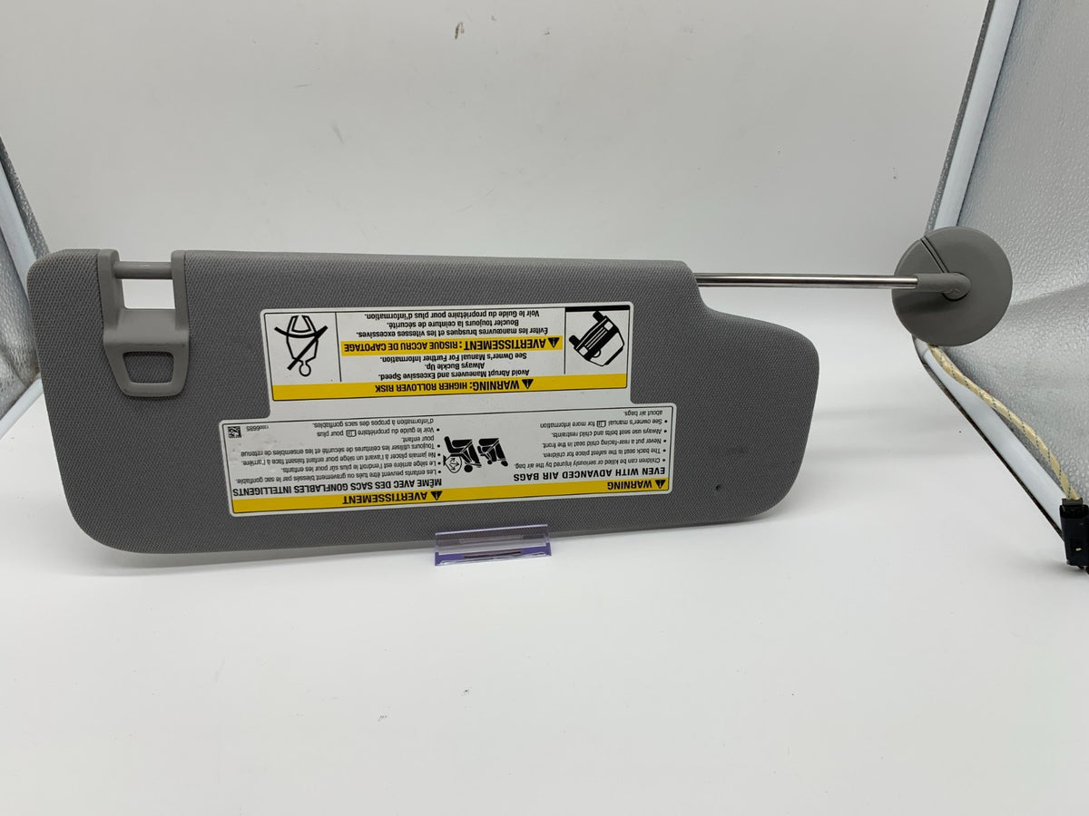2021-2023 Chevrolet Trailblazer Driver Sun Visor Gray OEM B03B17012