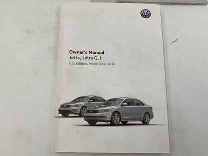 2018 Volkswagen Jetta GLI Owners Manual Set with Case OEM C03B67010