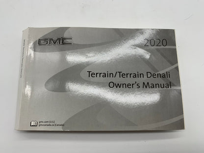 2020 GMC Terrain Terrain Denali Owners Manual Set OEM R01B37015