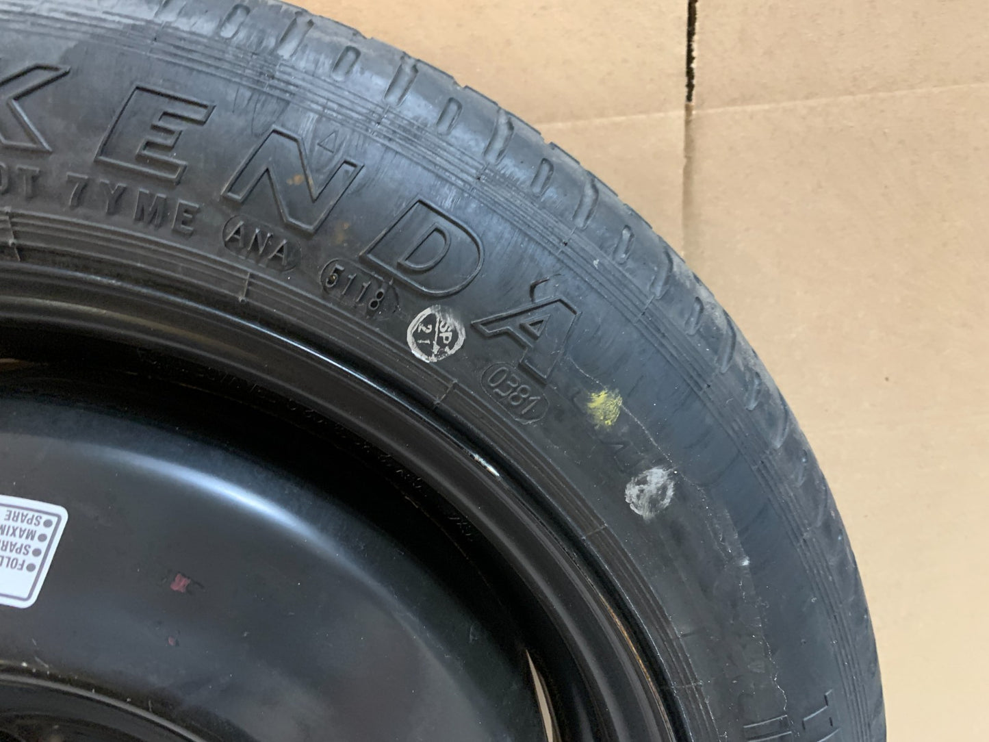 2016-2021 Honda Civic 16" Spare Tire Compact Donut OEM T125/80D16