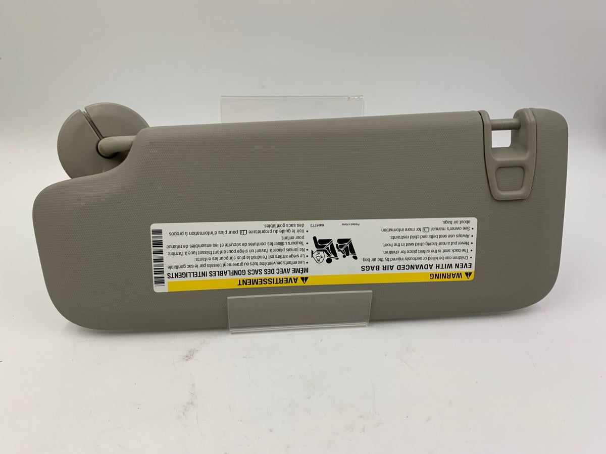 2011-2016 Chevrolet Cruze Passenger Sun Visor Gray OEM B04B37044