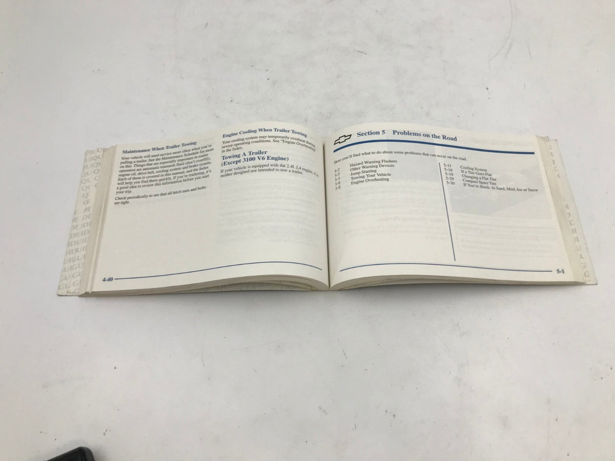 1999 Chevrolet Malibu Owners Manual OEM C02B38013