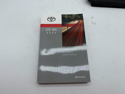 2025 Toyota GR86 GR 86 Owners Manual Set with Case OEM A01B50006