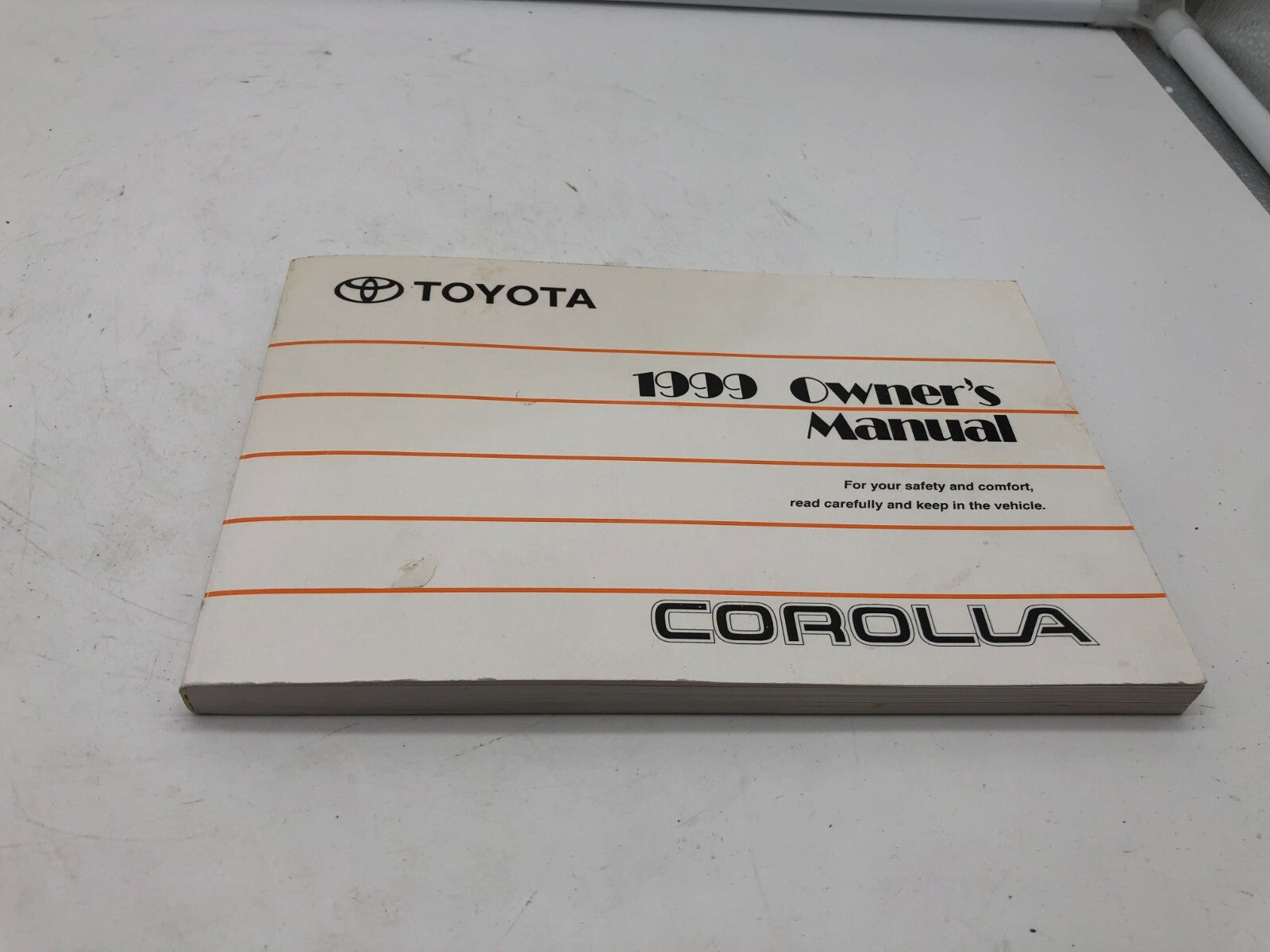 1999 Toyota Corolla Owners Manual OEM A02B21004