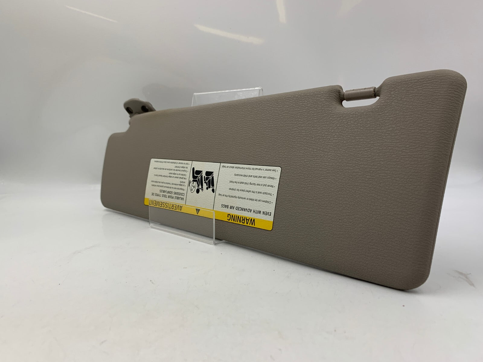 2007-2013 BMW X5 Passenger Sun Visor Gray Illuminated OEM D01B41061