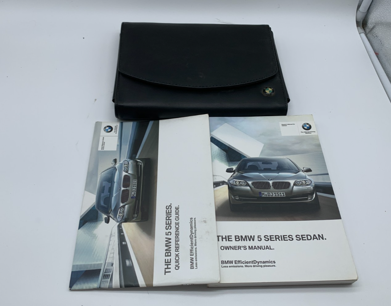 2011 BMW 5 Series Owners Manual Set with Case OEM B01B03002