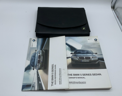 2011 BMW 5 Series Owners Manual Set with Case OEM B01B03002