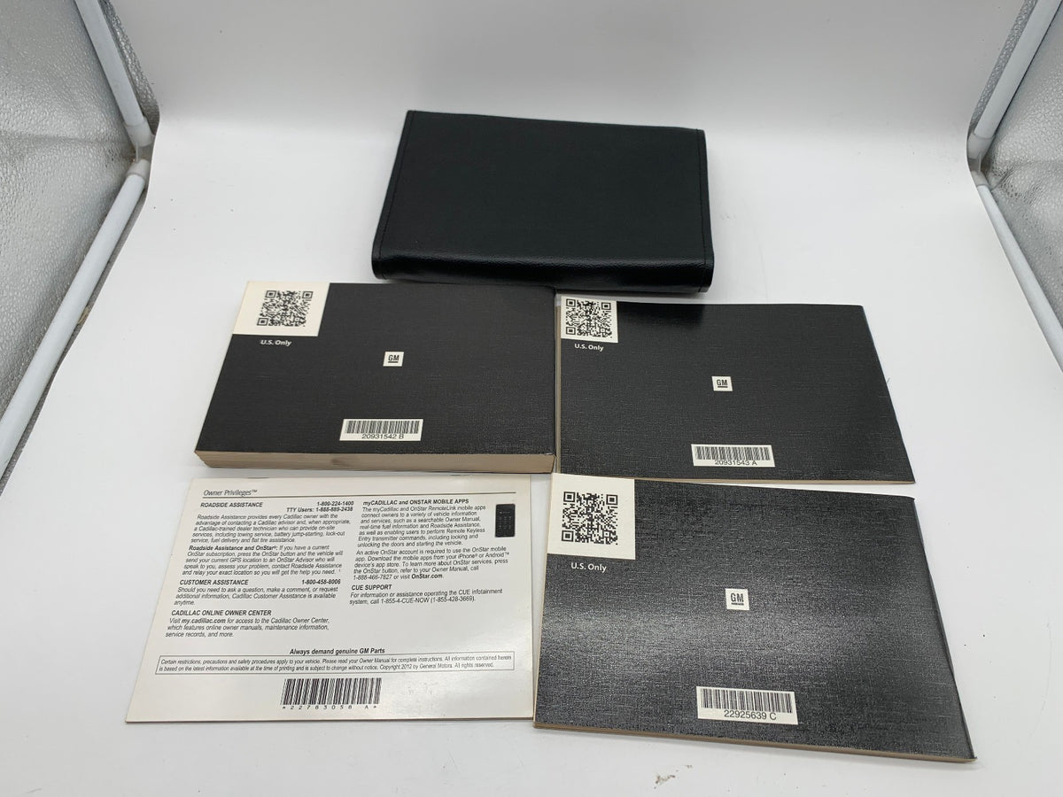2013 Cadillac ATS Owners Manual Set with Case OEM R01B09037