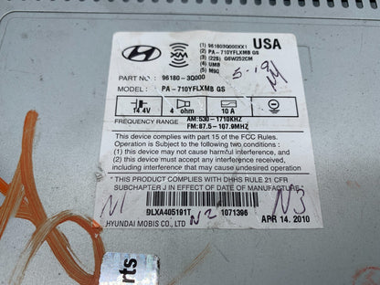 2011 Hyundai Sonata AM FM CD Player Radio Receiver OEM A02B30004