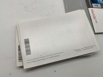 2016 Nissan Sentra Owners Manual Set with Case OEM B04B55052