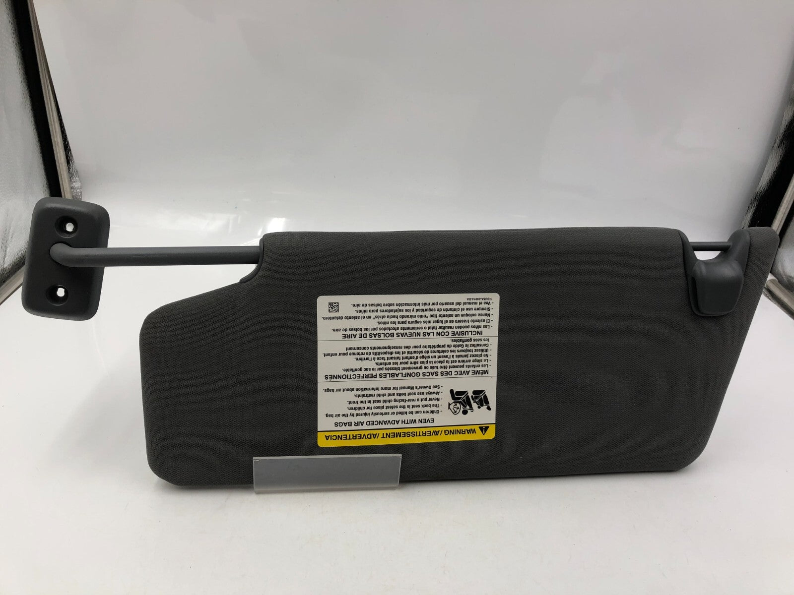 2011-2014 Ford F-150 F150 Passenger Sun Visor Sunvisor Gray OEM A03B17024