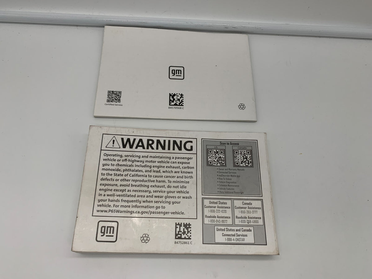 2022 Chevrolet Malibu Owners Manual Set OEM D03B10009