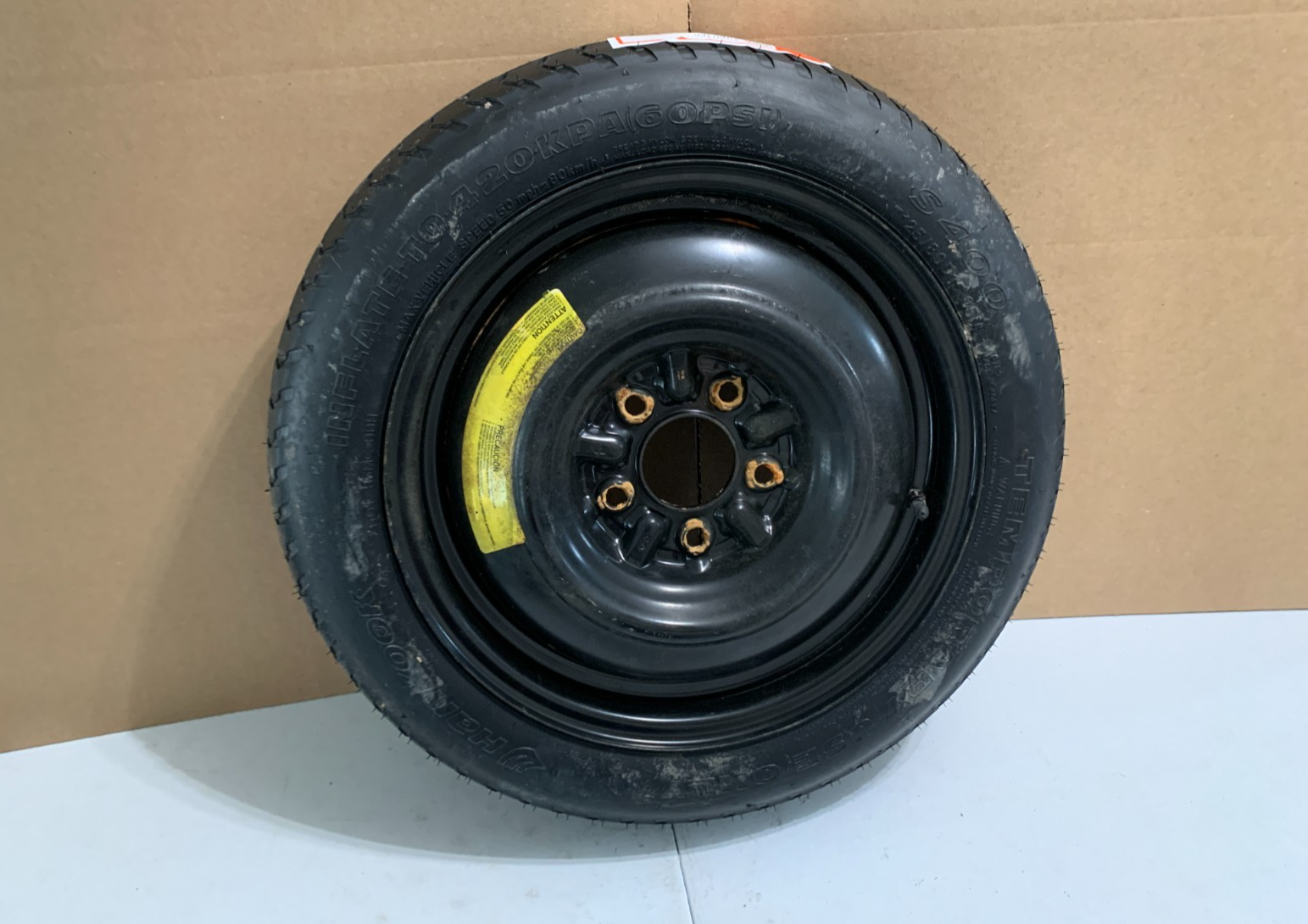 2013-2020 Hyundai Elantra 15" Spare Tire Compact Donut T125/80D15 Emergency