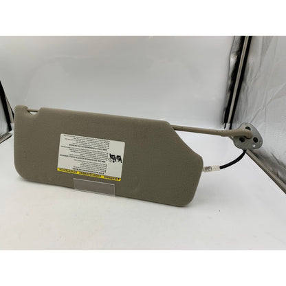 2011-2014 Toyota Sienna Driver Sun Visor Sunvisor Gray Illuminated OEM E04B37081