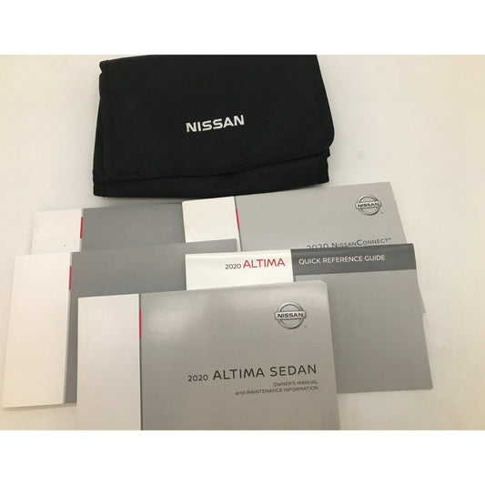 2020 Nissan Altima Sedan Owners Manual with Case OEM D01B36036